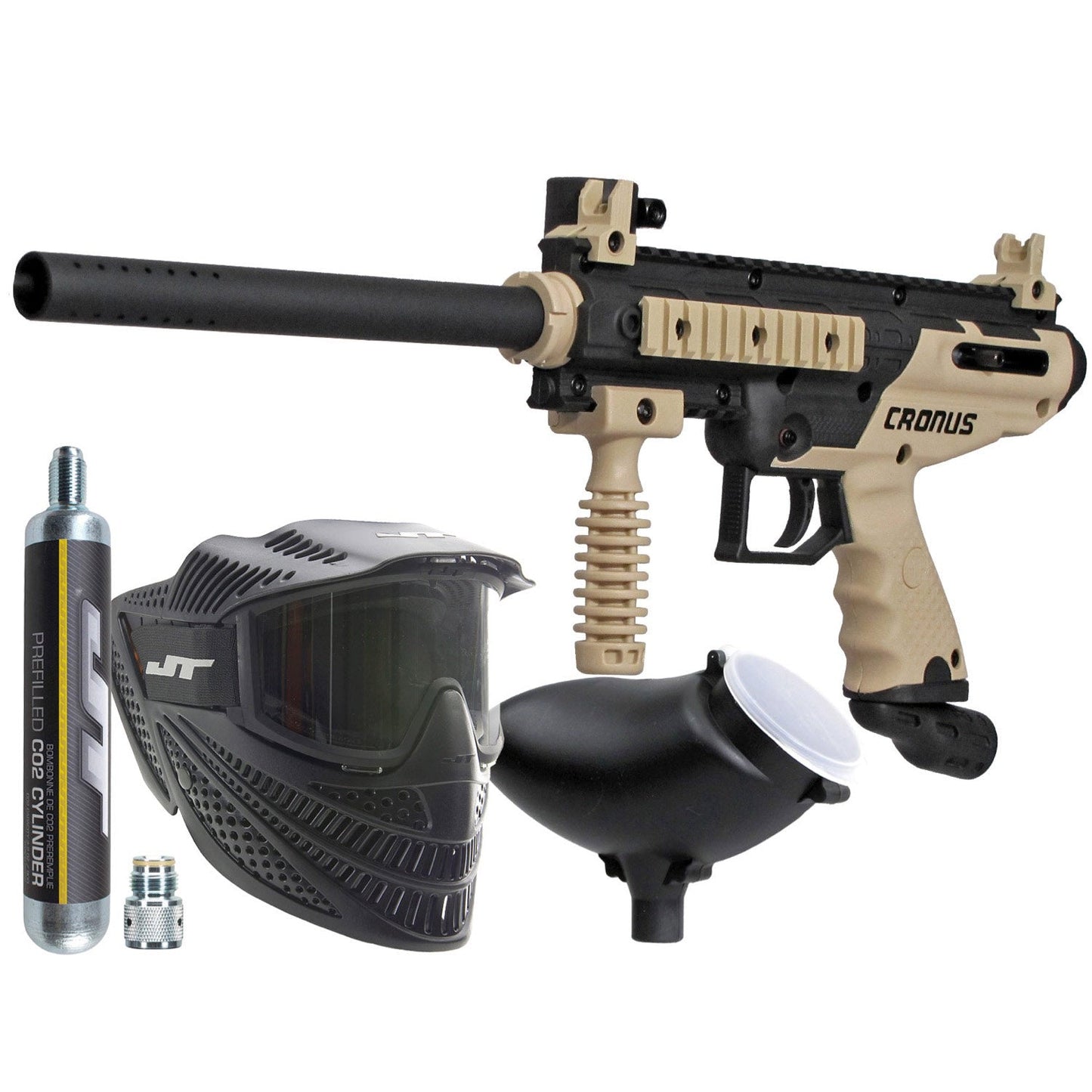 Tippmann Cronus Powerpack - Raptor Mask/90g CO2/Loader