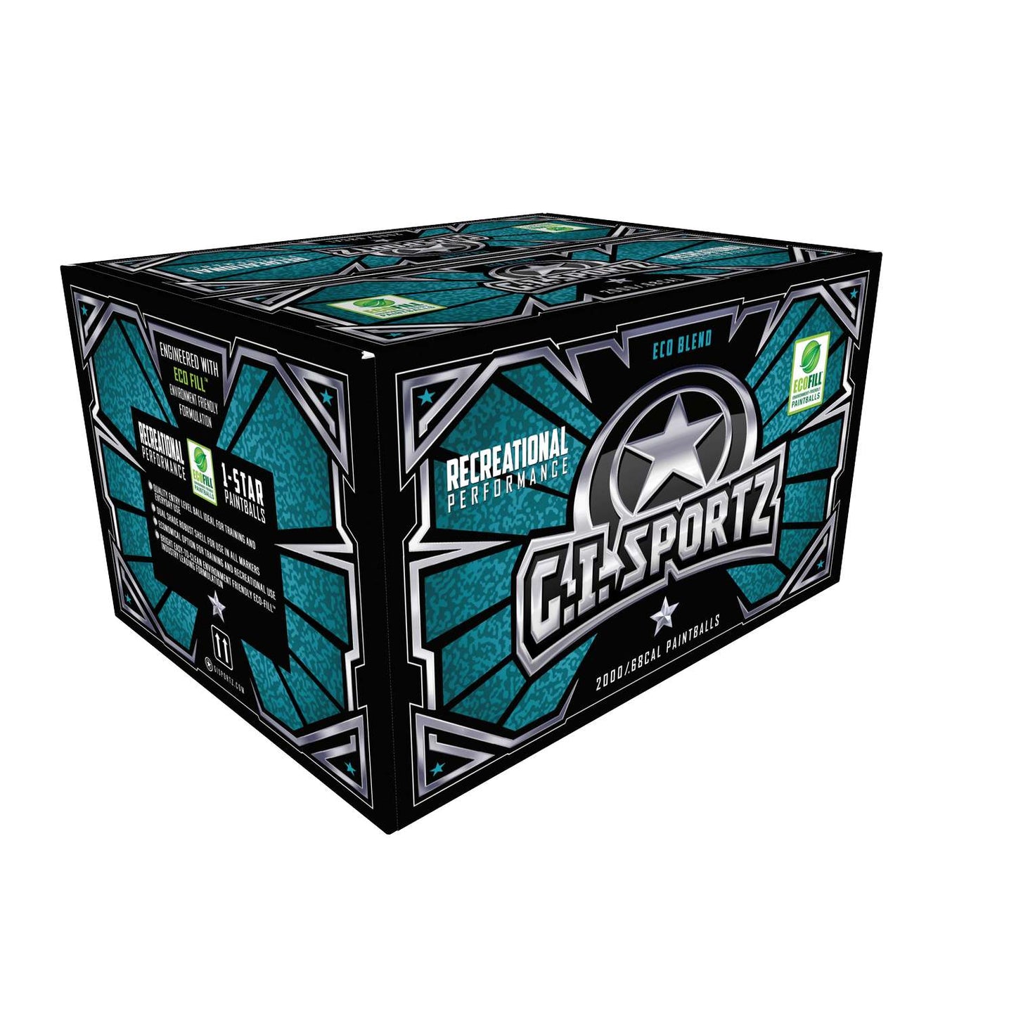 G.I. Sportz 1-STAR Paintballs - 2000ct