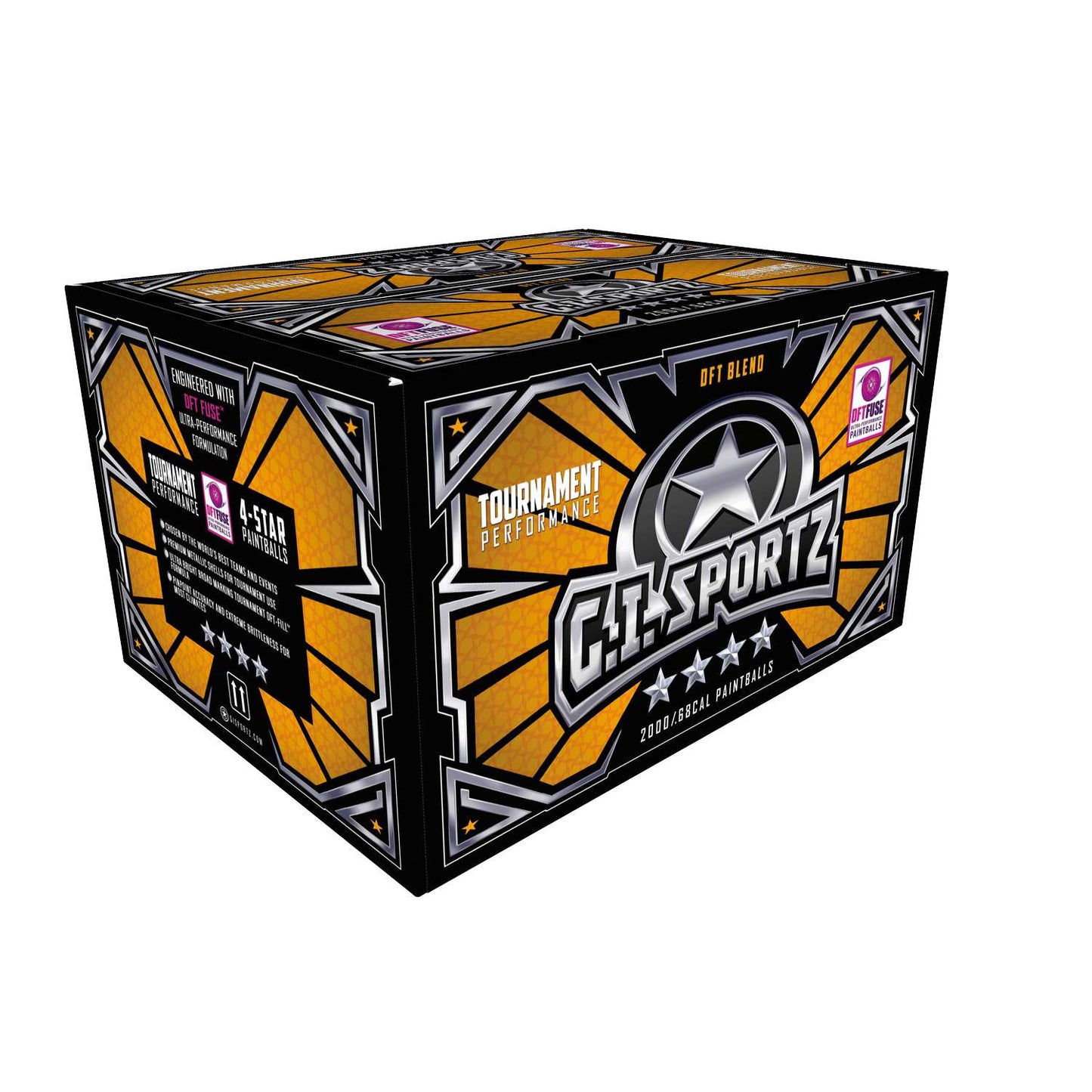 G.I. Sportz 4-STAR Paintballs - 2000ct