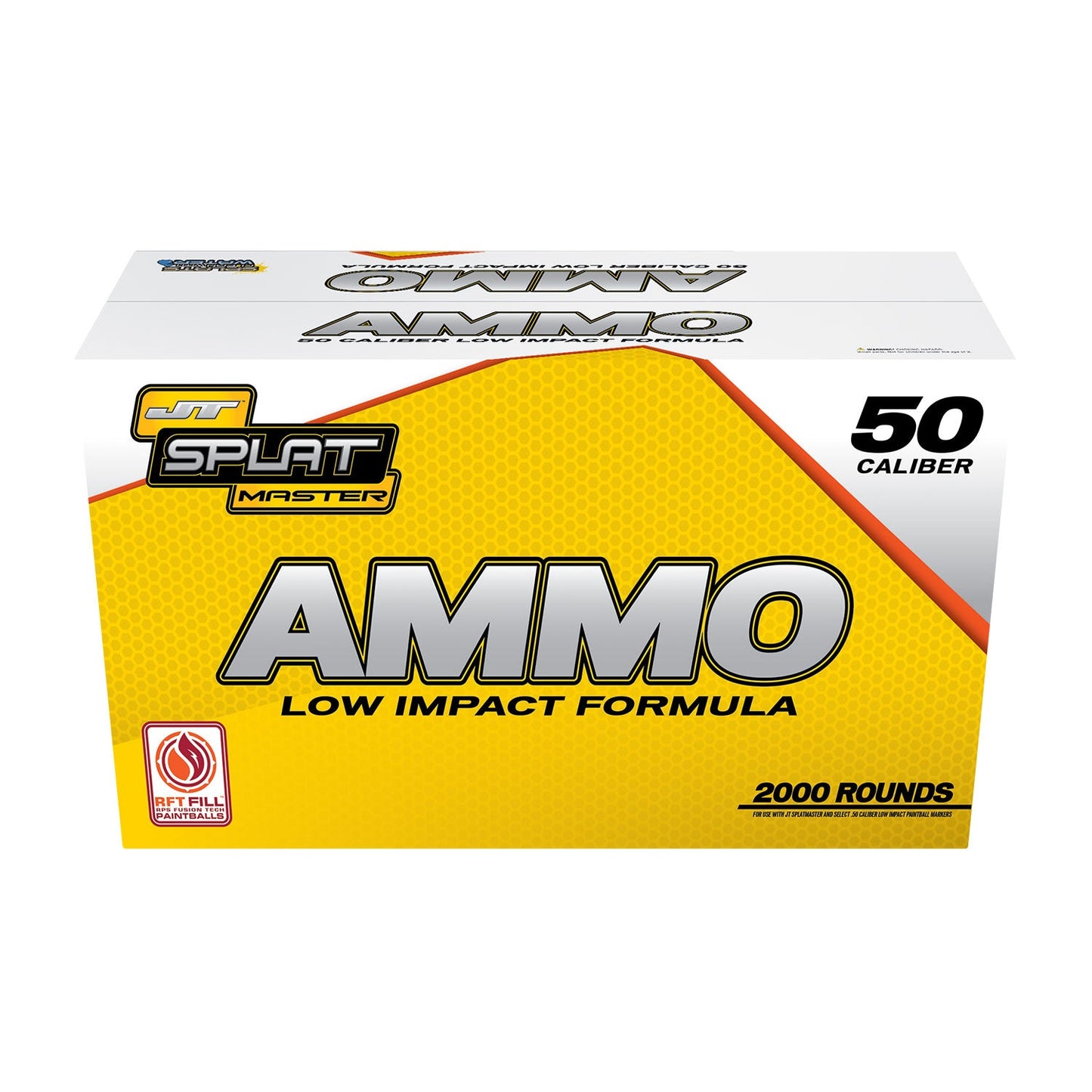 JT SplatMaster AMMO .50Cal Paintballs - 2000ct