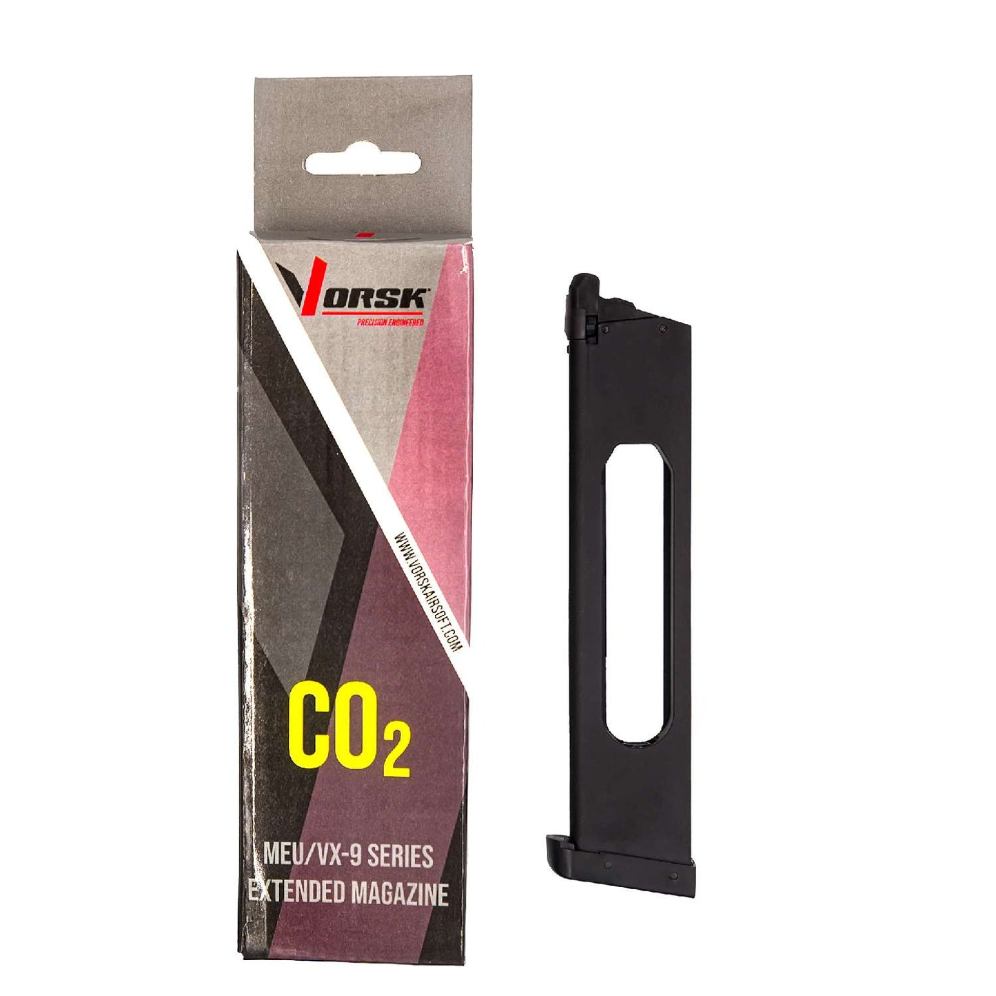 Vorsk MEU/VX-9 Co2 Extended Airsoft Magazine Loader Black